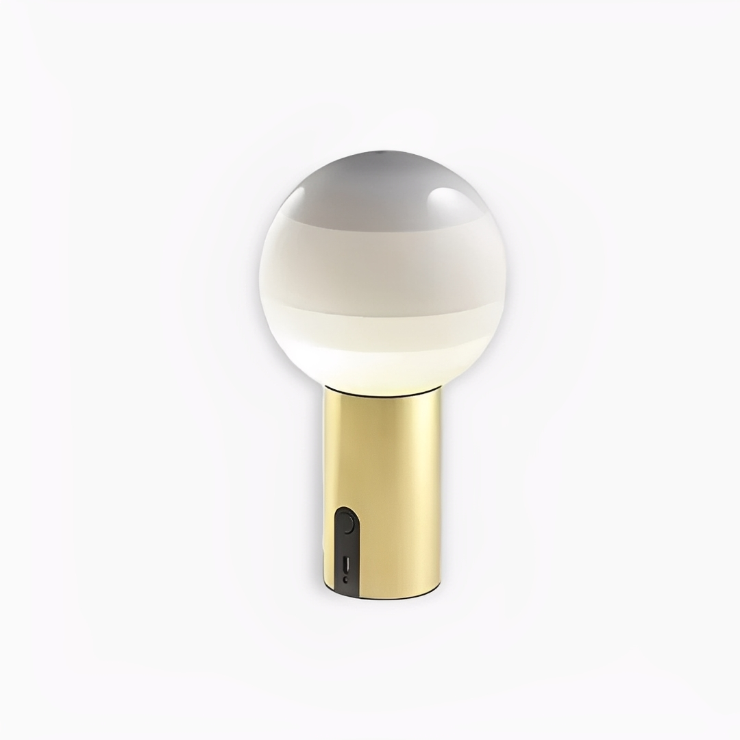 Orbis – Lampe en verre personnalisée design planète