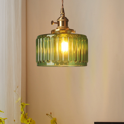 Vionna – Lustre Créatif en Laiton et Verre