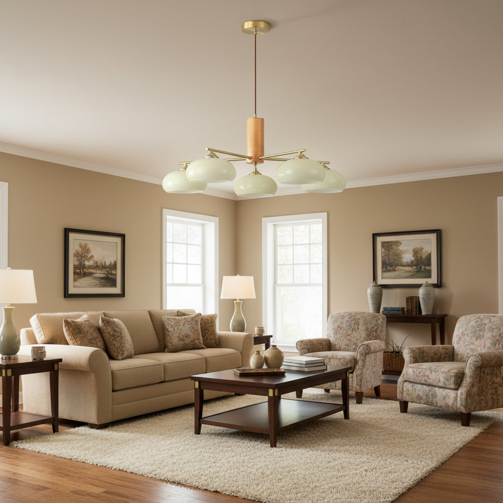 Roni – Lustre Ovale Persimmon