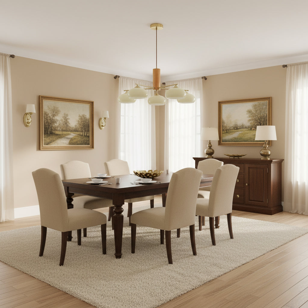 Roni – Lustre Ovale Persimmon