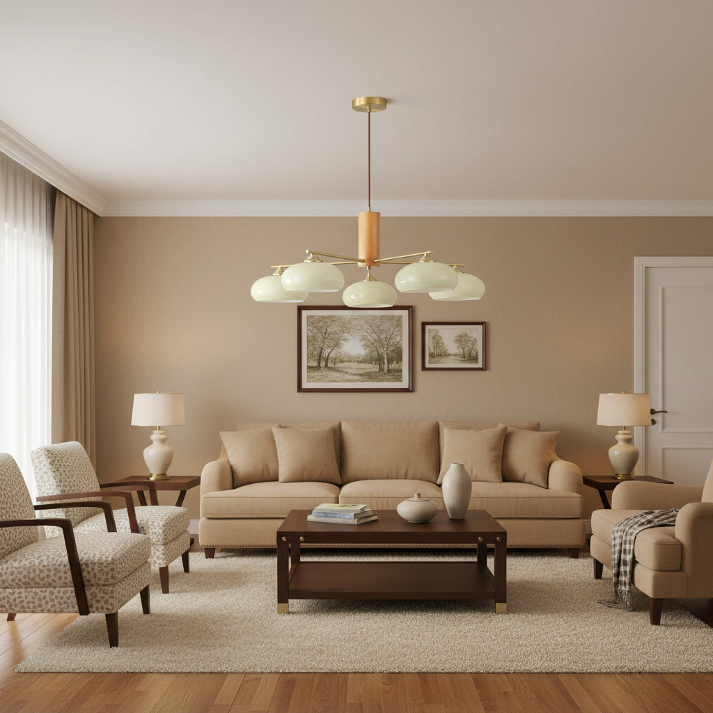 Roni – Lustre Ovale Persimmon