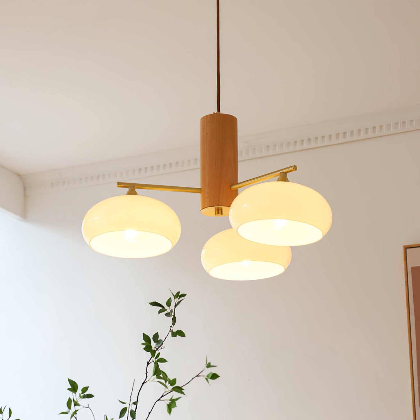 Roni – Lustre Ovale Persimmon