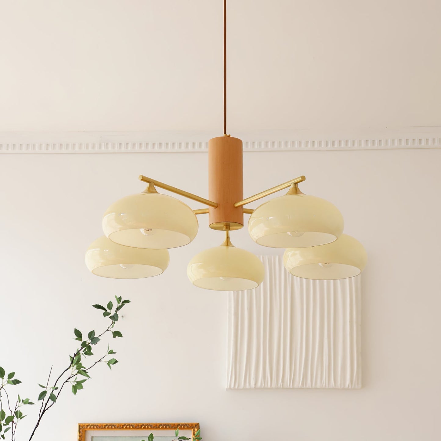 Roni – Lustre Ovale Persimmon