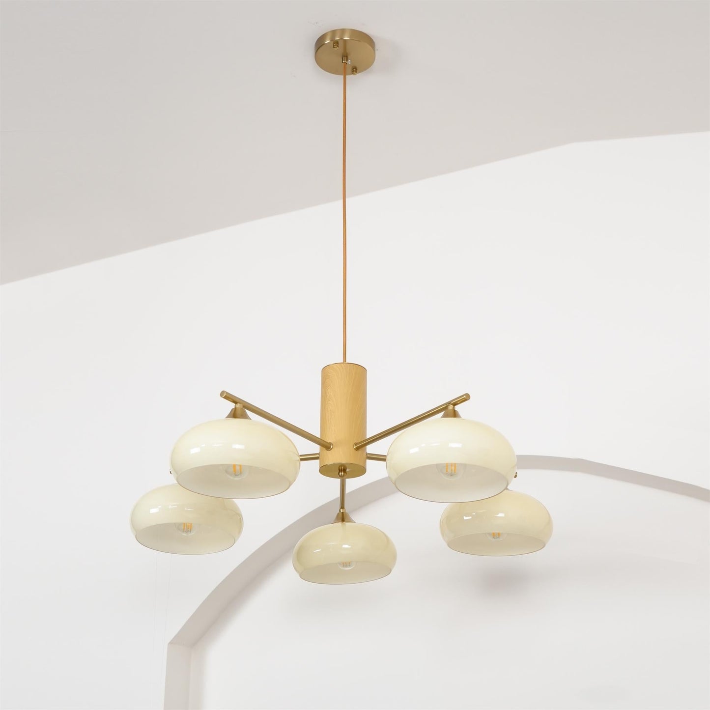 Roni – Lustre Ovale Persimmon