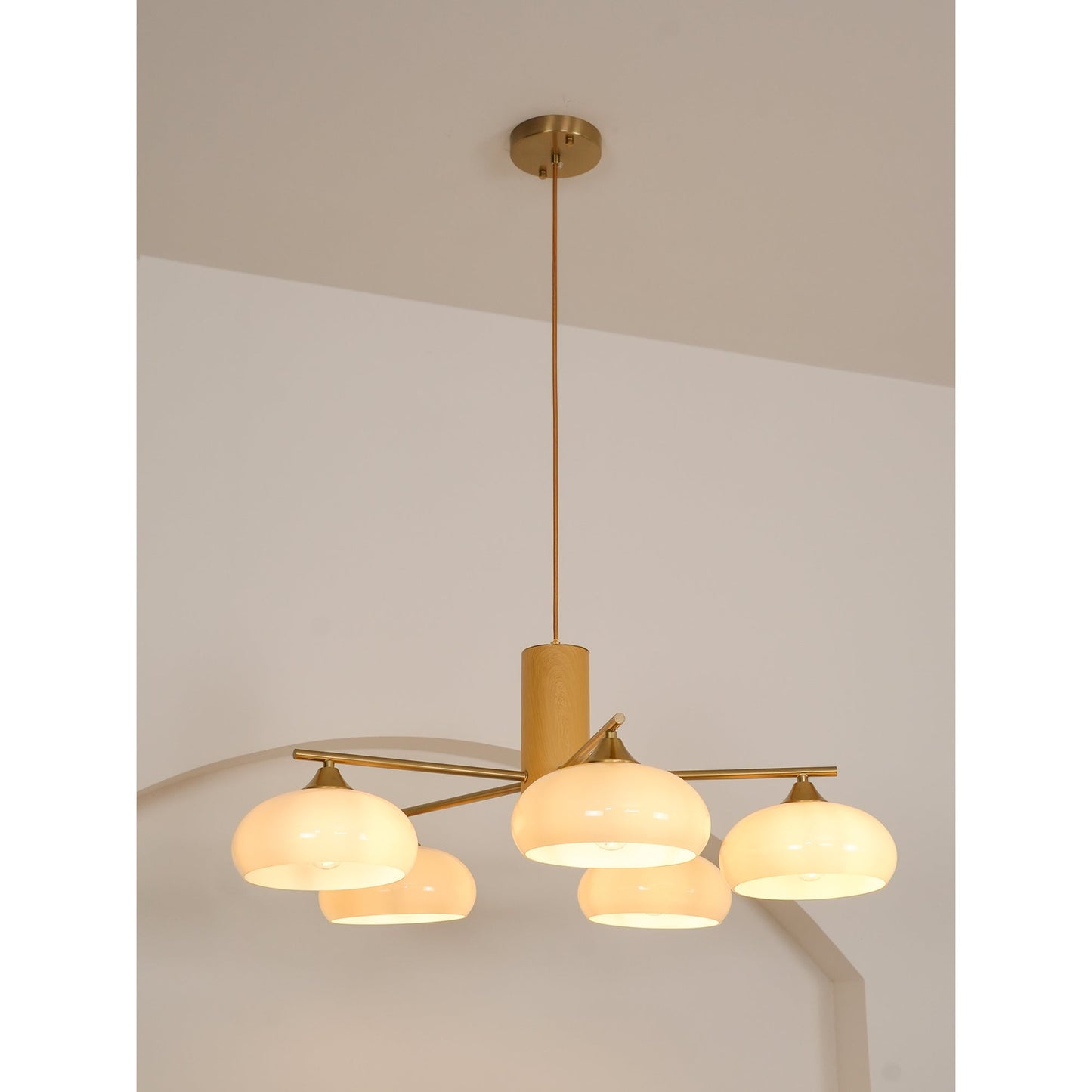 Roni – Lustre Ovale Persimmon