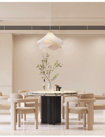 Elayne – Lustre en tissu nordique style Cream