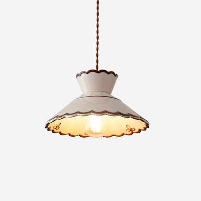 Olivia – Lampe en céramique suspendue rétro