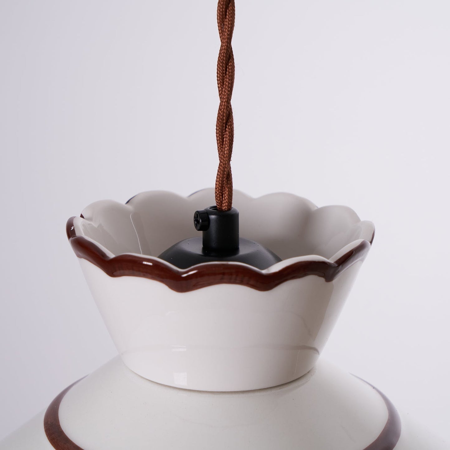 Olivia – Lampe en céramique suspendue rétro