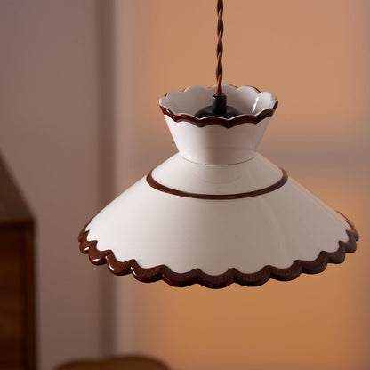 Olivia – Lampe en céramique suspendue rétro
