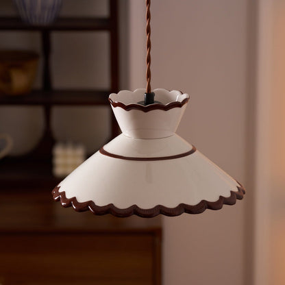 Olivia – Lampe en céramique suspendue rétro