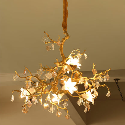 Fiori – Lustre en verre de cuivre