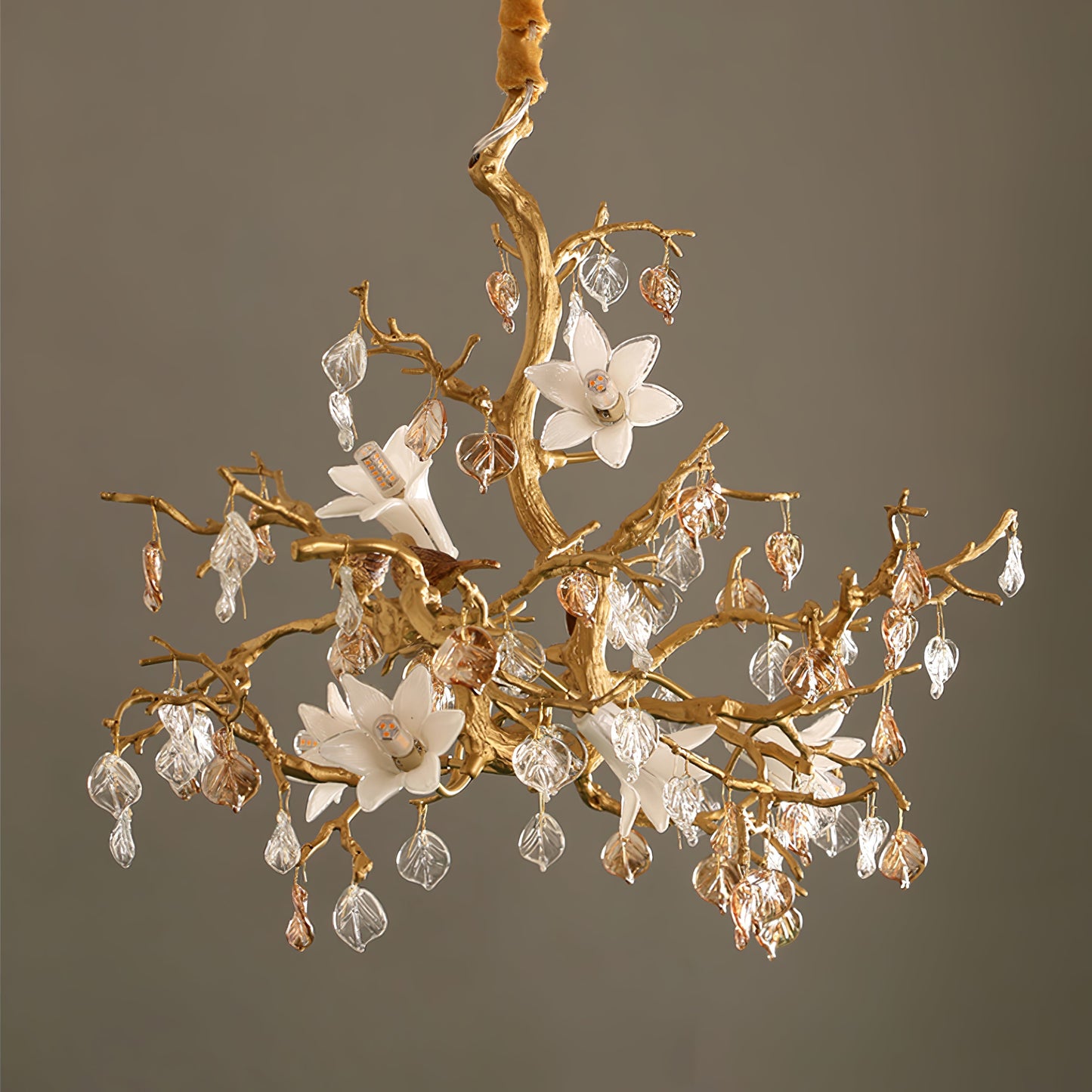 Fiori – Lustre en verre de cuivre