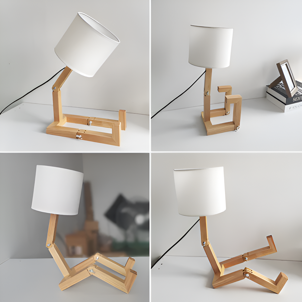 Edelwood – Lampe de table en bois