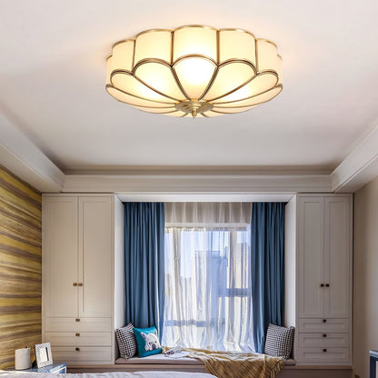 Clara – Lampe de plafond en cuivre simple