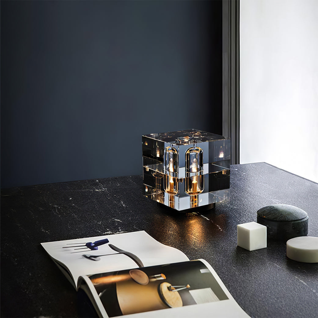 Gera – Lampe de table en cristal