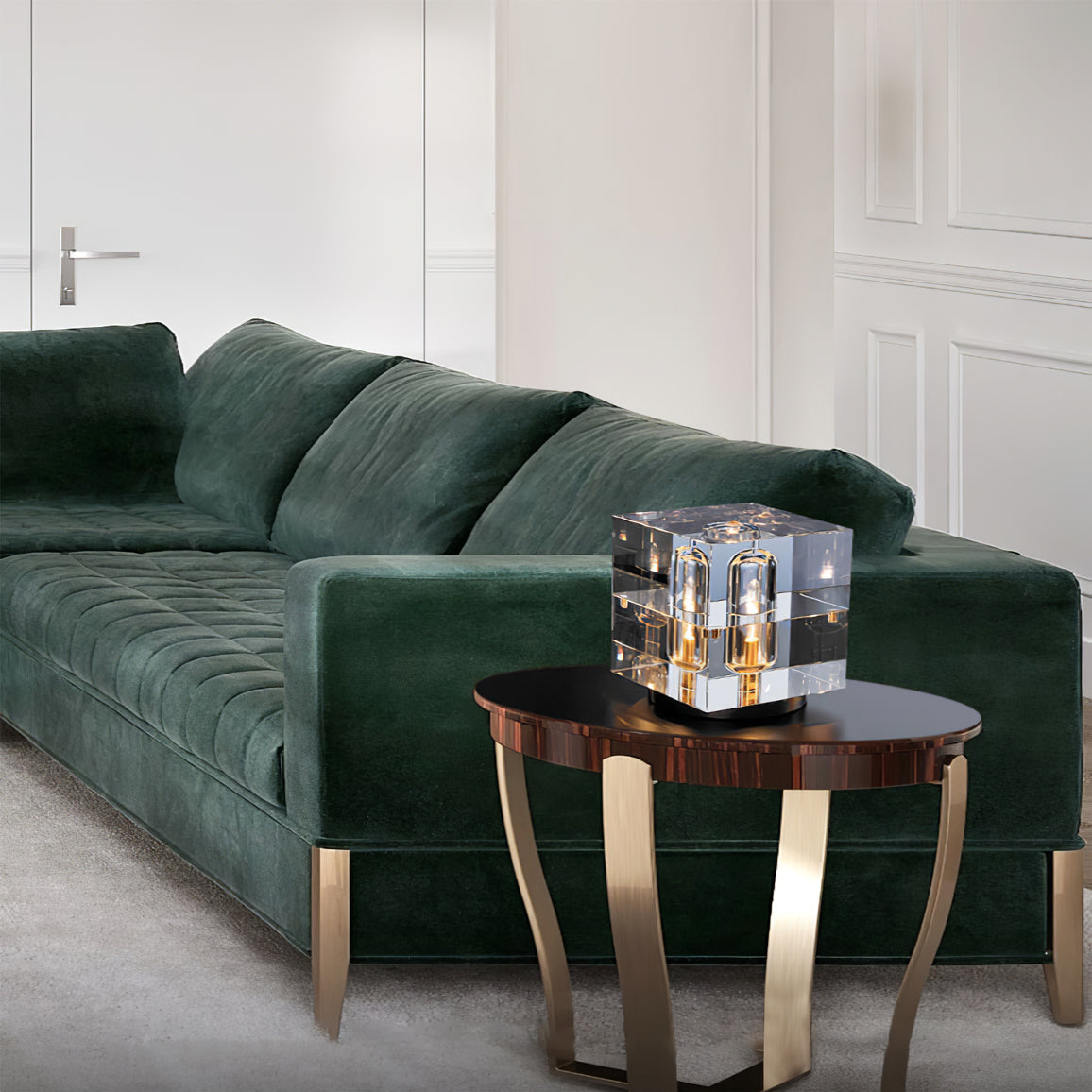 Gera – Lampe de table en cristal