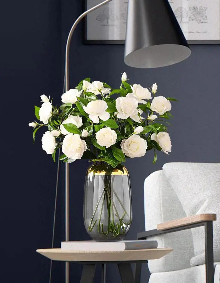 OrVase – Vase décoratif avec finition feuille dorée