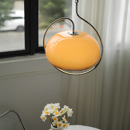 Ashley – Plafonnier rétro en crème