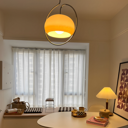 Ashley – Plafonnier rétro en crème