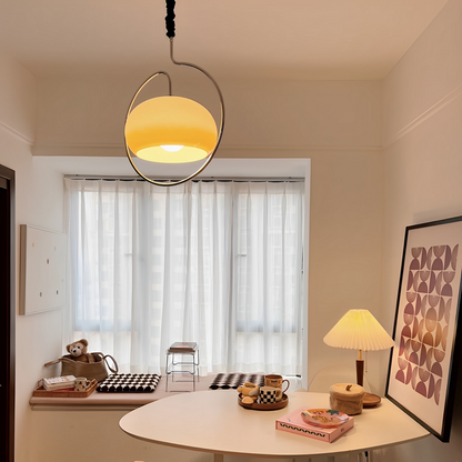 Ashley – Plafonnier rétro en crème