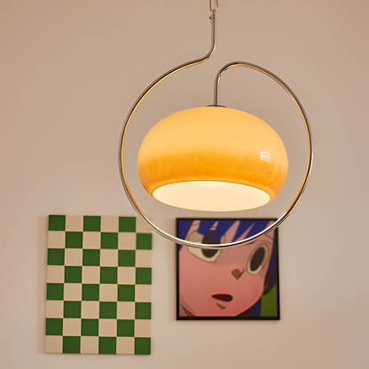 Ashley – Plafonnier rétro en crème