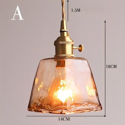 Amika – Suspension moderne en laiton