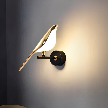 Amira – Lampe Murale Créative en Forme d'Oiseau