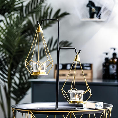 Julian – Porte-bougie Diamant Suspendu