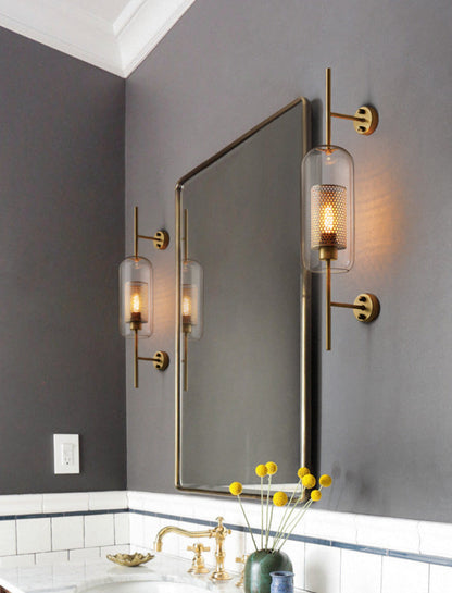 Thatcher - Applique murale moderne avec design lumineux en nid d'abeille