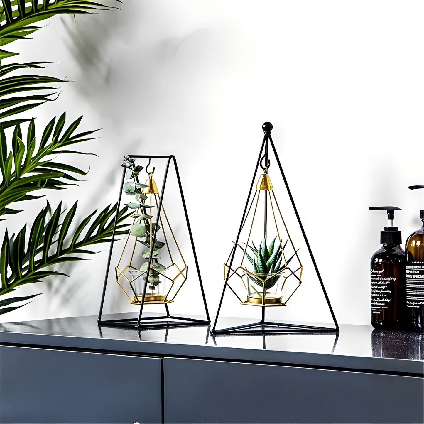 Julian – Porte-bougie Diamant Suspendu