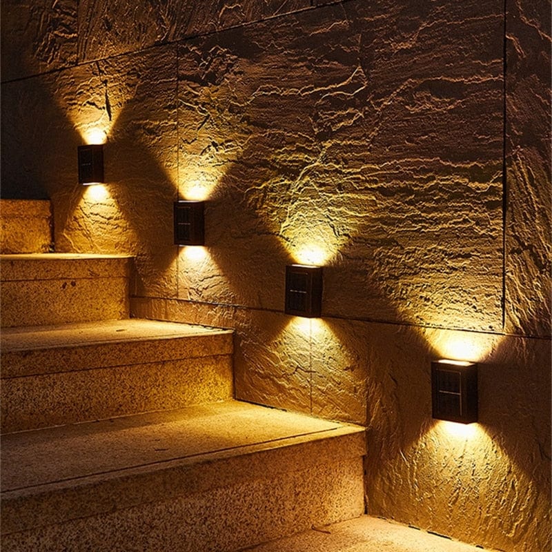 Appliques solaires à l'extérieur
