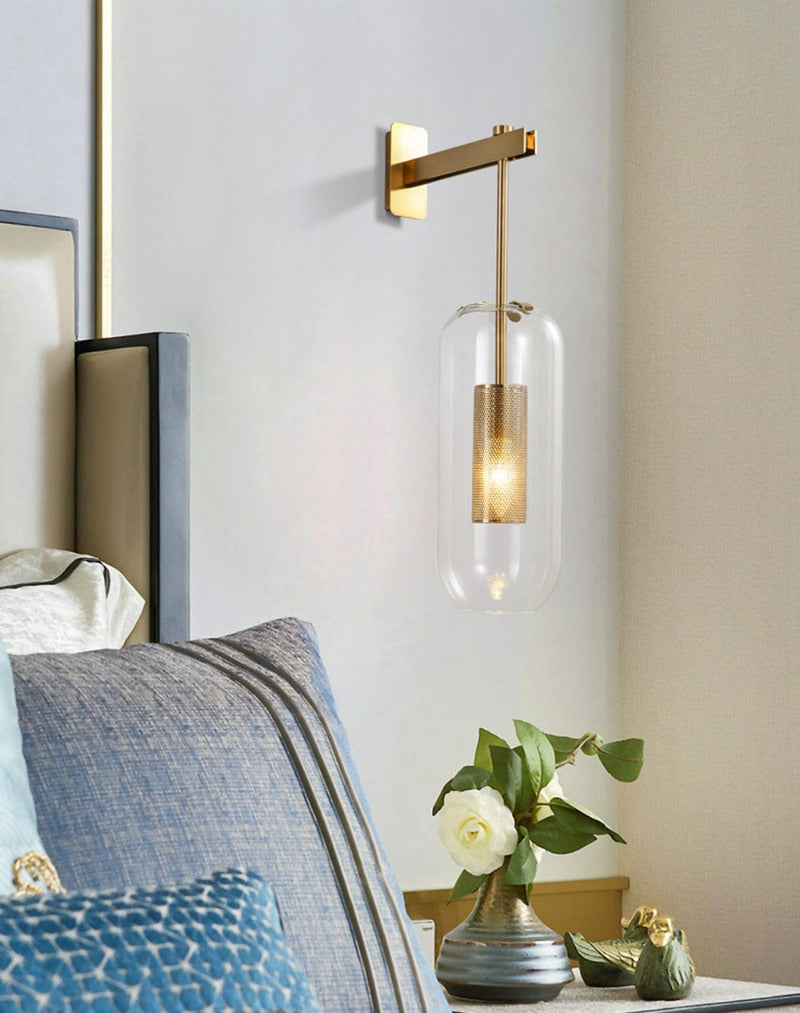 Otis - Applique murale contemporaine en verre