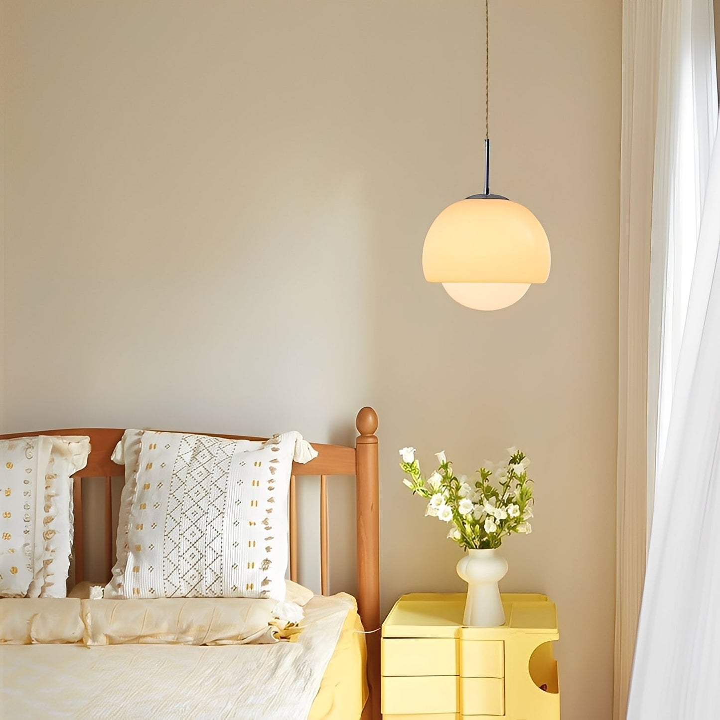 Daniela – Luminaire suspendu en verre vintage