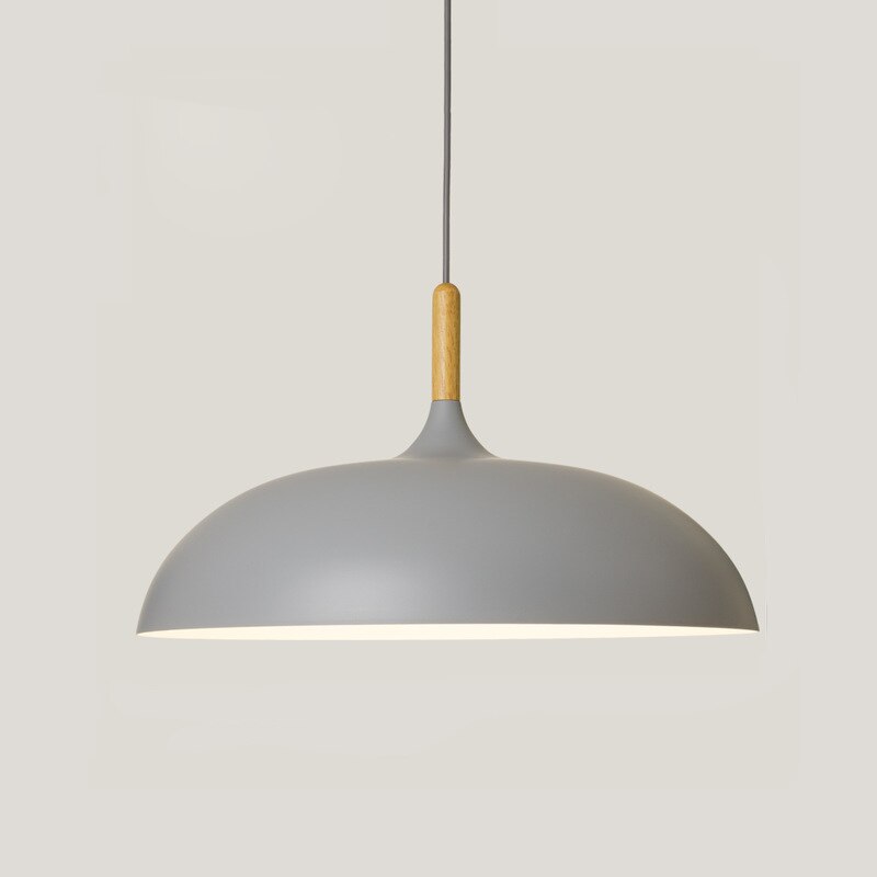 Noa – Lampe suspendue minimaliste en bois et aluminium