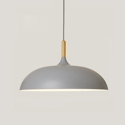 Noa – Lampe suspendue minimaliste en bois et aluminium