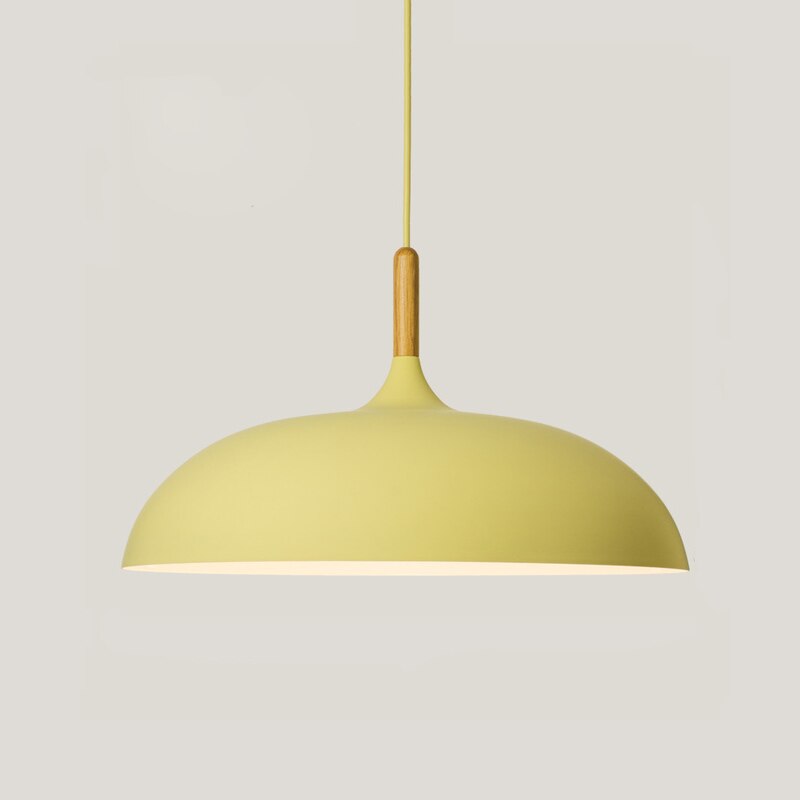 Noa – Lampe suspendue minimaliste en bois et aluminium
