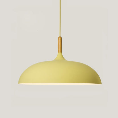 Noa – Lampe suspendue minimaliste en bois et aluminium