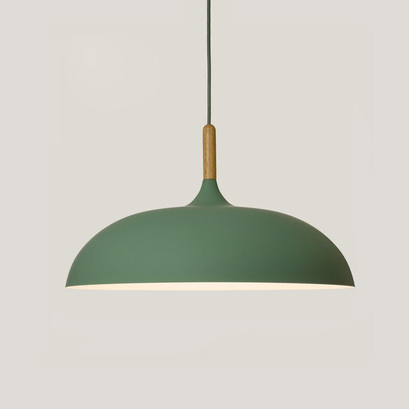 Noa – Lampe suspendue minimaliste en bois et aluminium