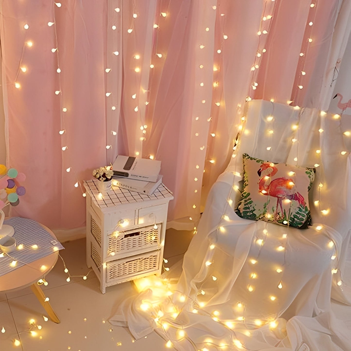 Zahara – Guirlande LED avec lumière blanc chaud