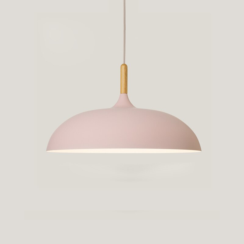 Noa – Lampe suspendue minimaliste en bois et aluminium