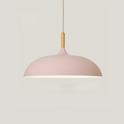 Noa – Lampe suspendue minimaliste en bois et aluminium