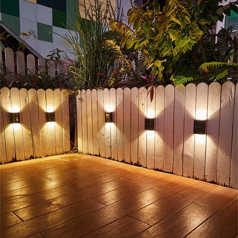 Appliques solaires à l'extérieur