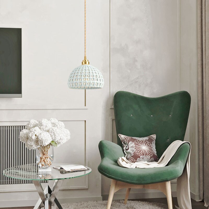 Elinor – Lampe suspendue en cuivre scandinave