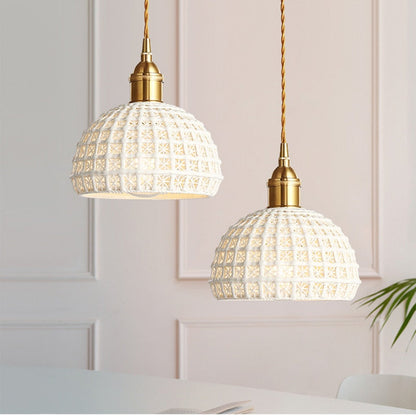 Elinor – Lampe suspendue en cuivre scandinave