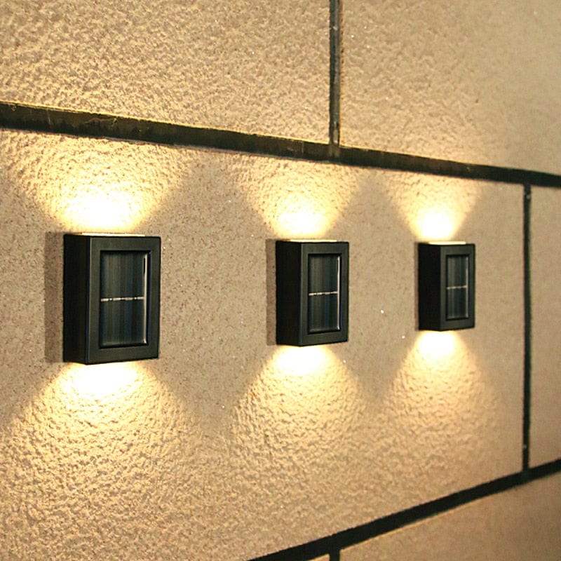 Appliques solaires à l'extérieur