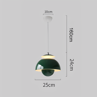 Dario – Lampe Suspendue Classique en Fer