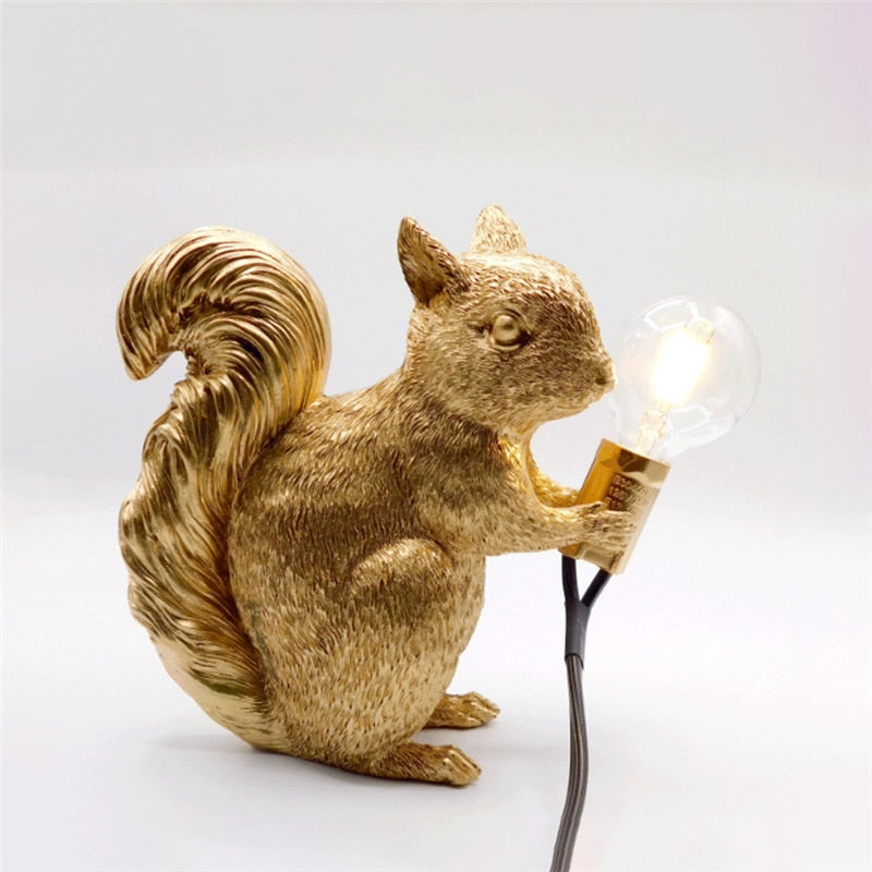 Kitsune – Lampe de table écureuil designer mignonne