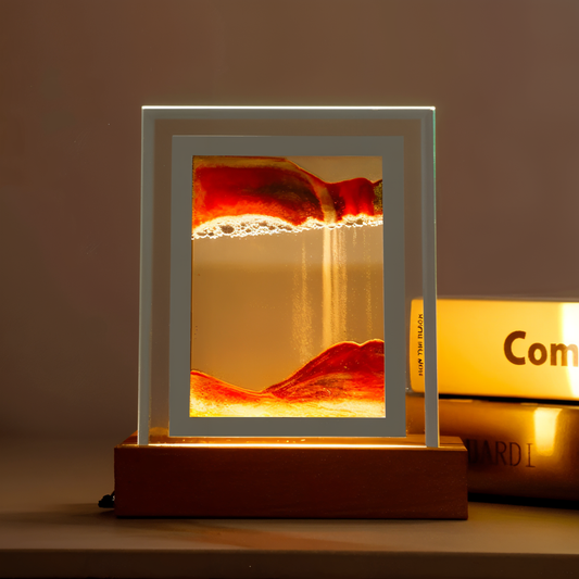 3DFlow - Veilleuse cadre créatif avec sable mouvant décoratif