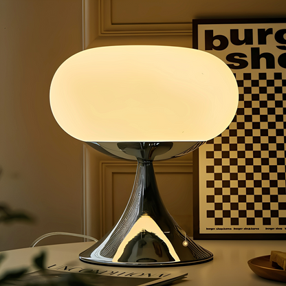 Ami – Lampe de table en verre macaron courbée