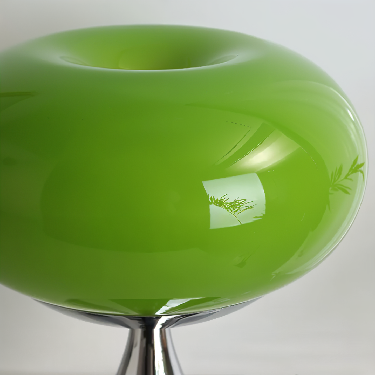 Lampe Pomme – Lampe de table en verre courbé aux couleurs macaron